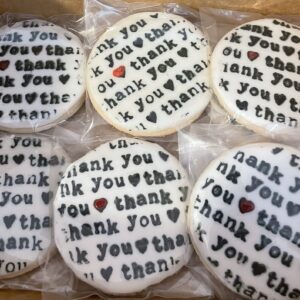 Lavender Sugar Cookies with Message