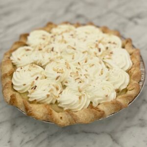 Coconut Cream Pie with Macaroon Crust